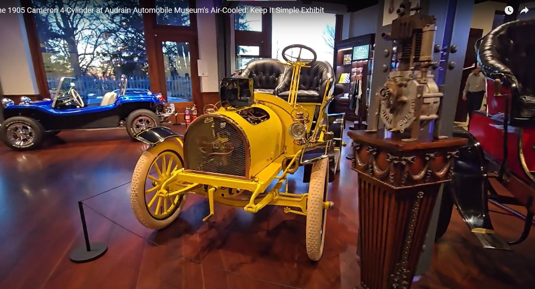 1905 Cameron 4-Cylinder at Audrain Automobile Museum (left front)